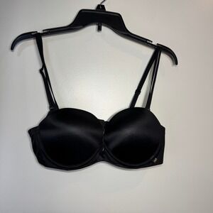 Victoria's Secret Very Sexy Multiway Strapless Bra Black 36C D80 Convertible Bra